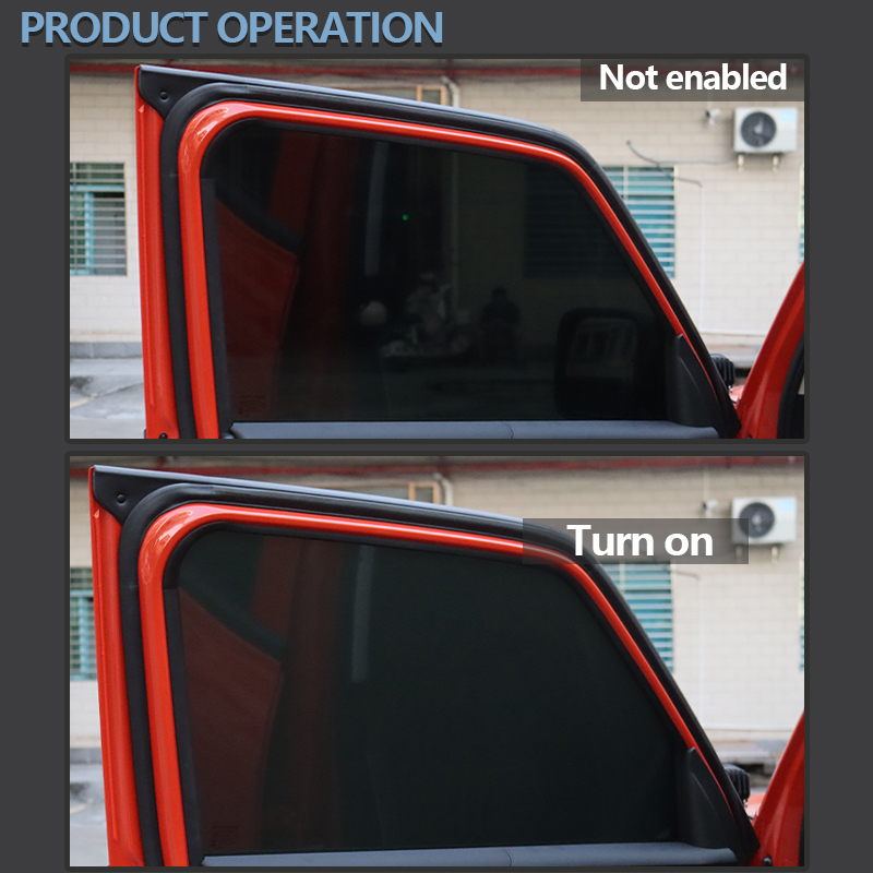 Car Electronics - 2PCS Black PDLC Electric Smart Tint