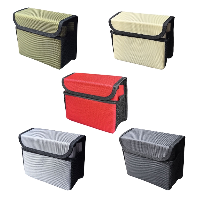 Car Back Storage Bag Trash Can - Waterproof Car Trash Can With Lid recension och pris