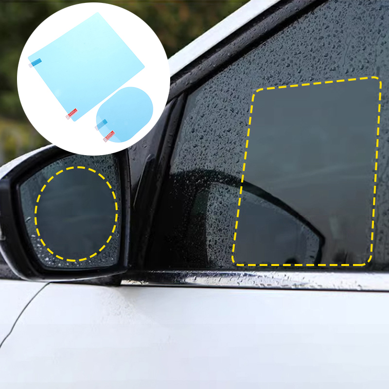 4Pcs Anti Fog Glare Rainproof  - Anti Glare Car Rearview Mirror Film recension och pris