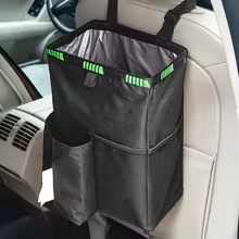 Black Car Waterproof Trash Bag - Waterproof Car Trash Can With Lid recension och pris