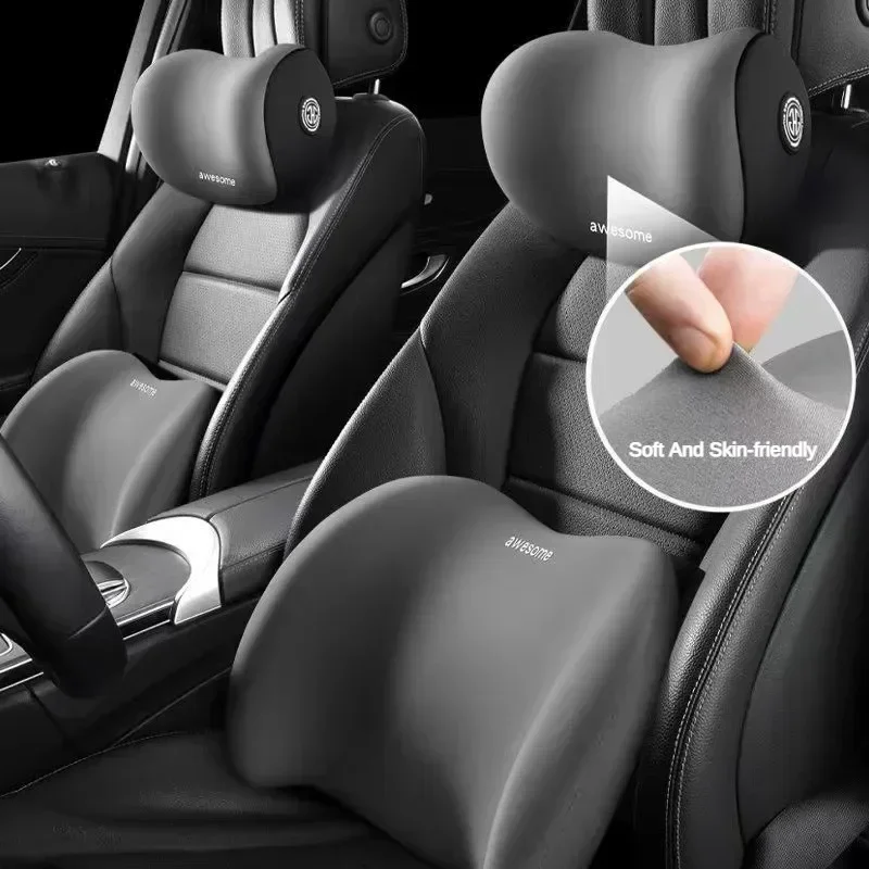 Ergonomic memory foam car seat - Memory Foam Car Neck Pillow Lumbar Support recension och pris