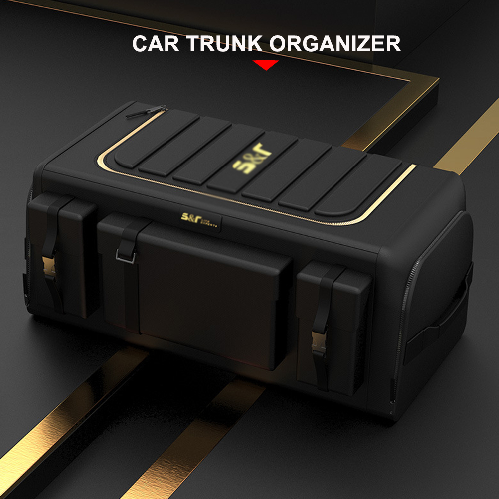 Universal Car Trunk Organizer  - Car Trunk Organizer Foldable Storage Box recension och pris